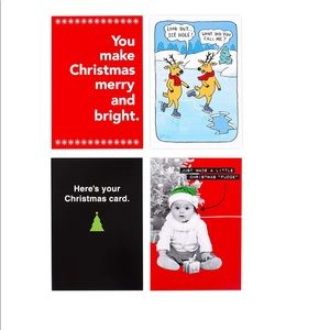 NWT sealed Hallmark Shoebox Funny Christmas Cards